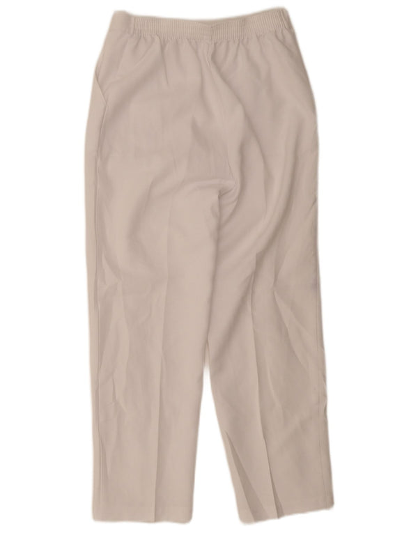 Marks & Spencer Pantalon droit décontracté pour femme UK 8 Small W26 L25 Blanc