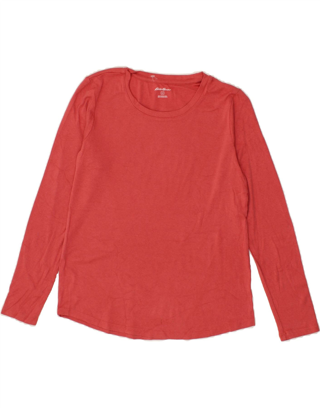 EDDIE BAUER Womens Top Long Sleeve UK 16 Large Red Vintage Eddie Bauer and Second-Hand Eddie Bauer from Messina Hembry 