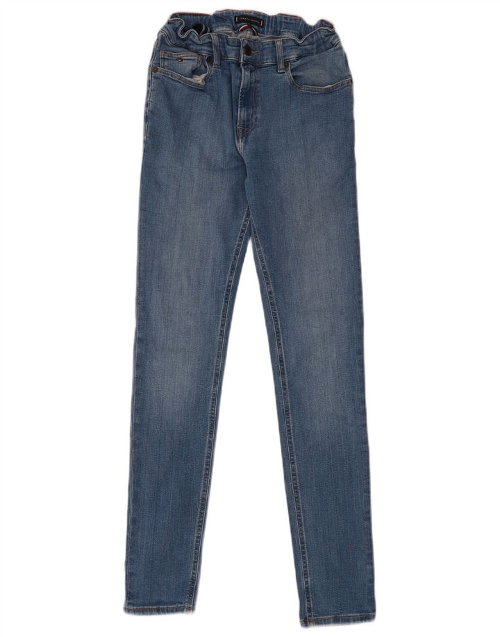 TOMMY HILFIGER Jean skinny garçon 13-14 ans bleu coton