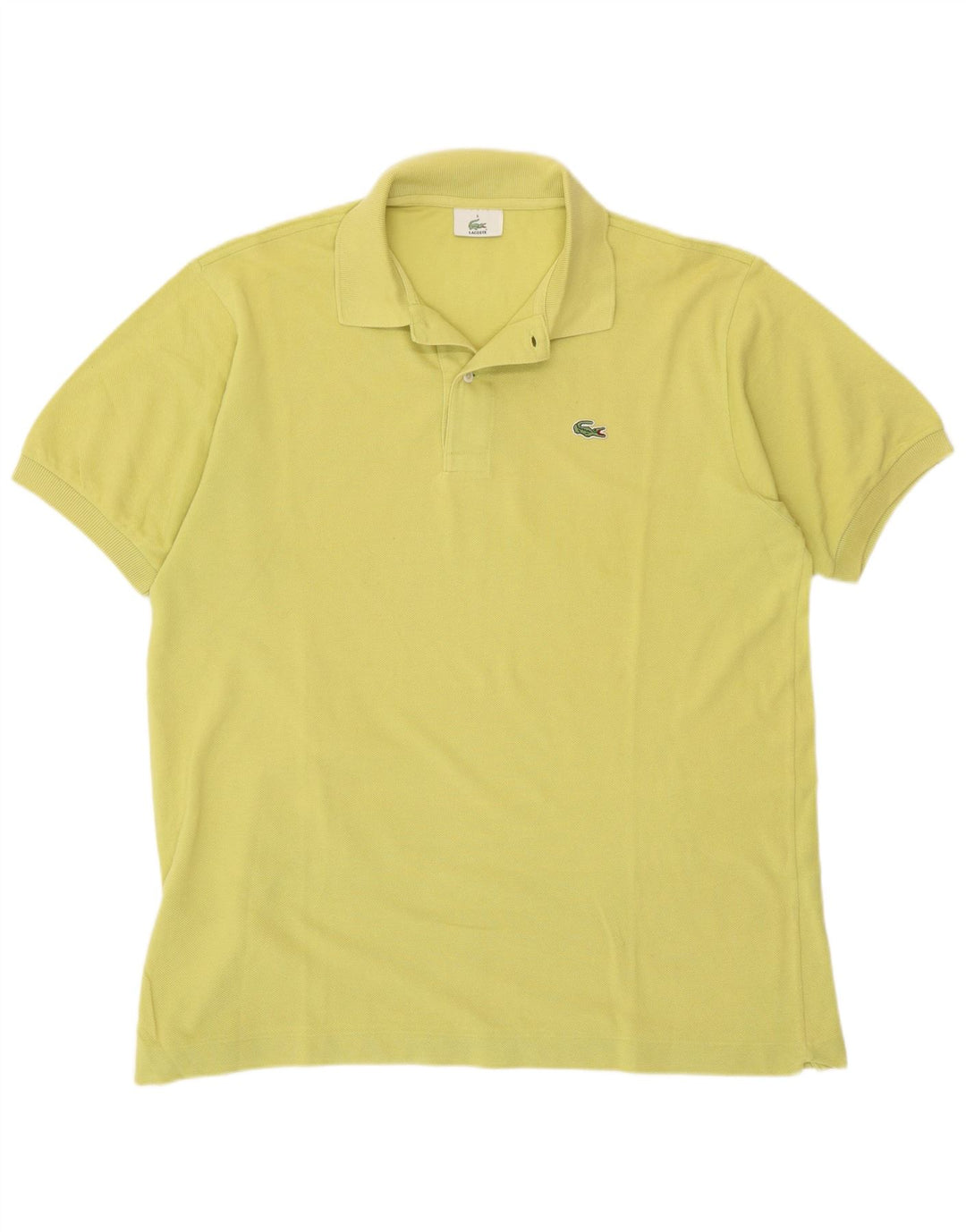 Lacoste Polo Homme Taille 5 Grand Coton Jaune