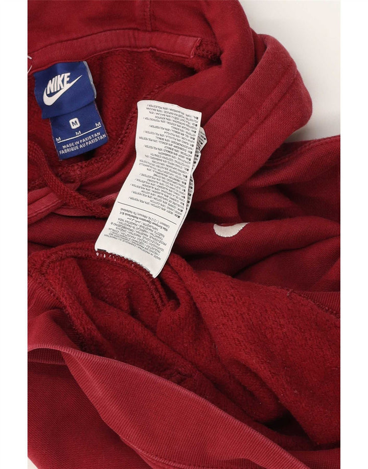 Nike Pull à capuche en coton bordeaux moyen pour homme