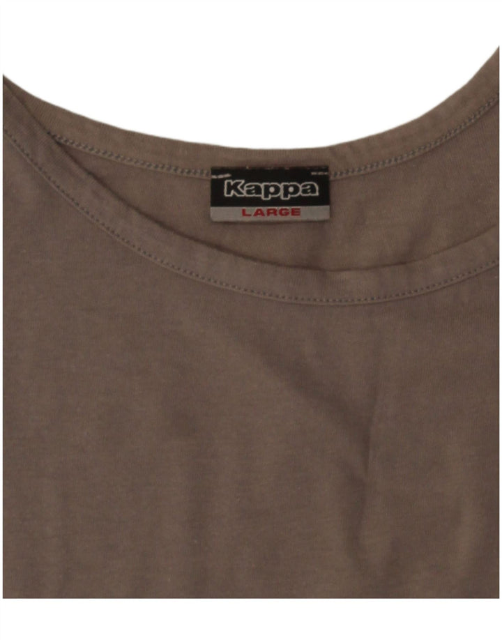 Kappa Débardeur Femme UK 16 Large Gris