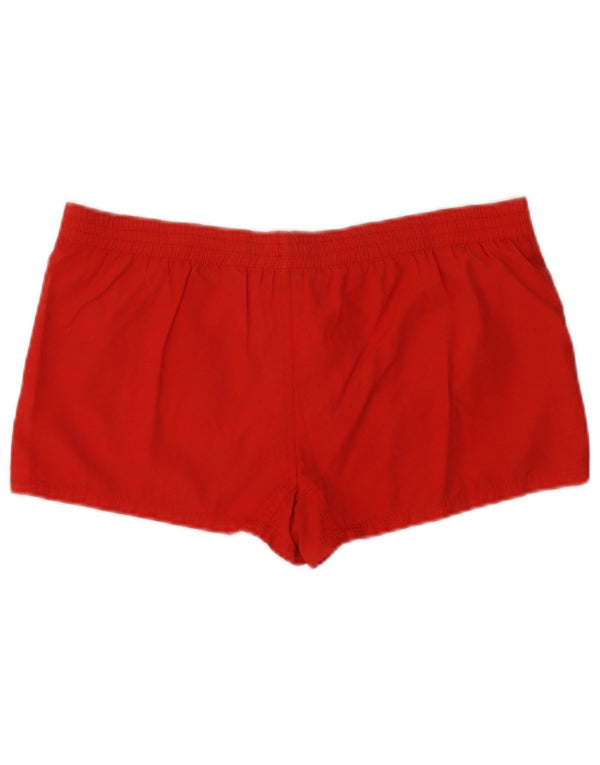 Diesel Short De Bain Graphique Femme Rouge Moyen Coton
