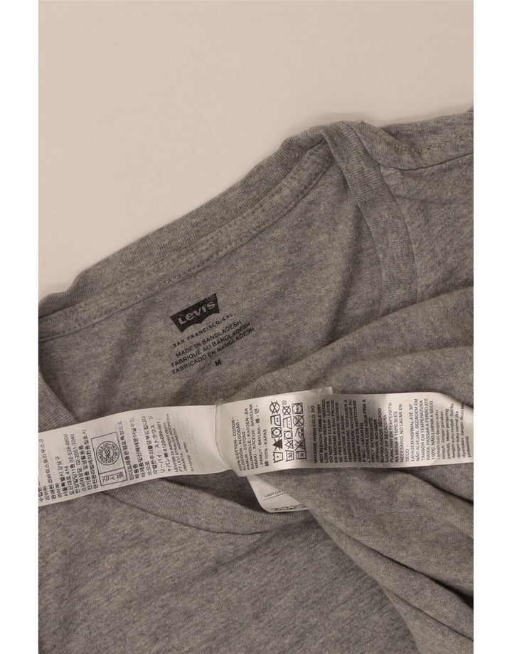 Levi's Tee-Shirt Graphique Homme Gris Moyen Flecked Cotton
