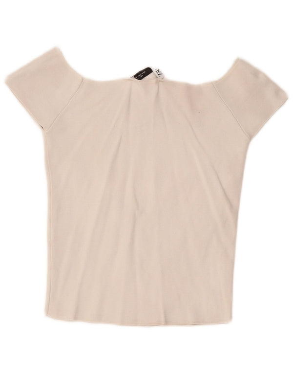 Zara Haut à épaules dénudées pour femme UK 12 Blanc moyen