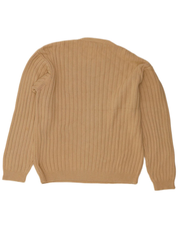 Timberland Pull Col Ras du Cou Homme Beige Moyen Coton
