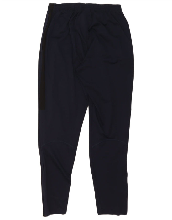 Pantalon de survêtement Nike Dri Fit pour homme en polyester color block bleu marine moyen