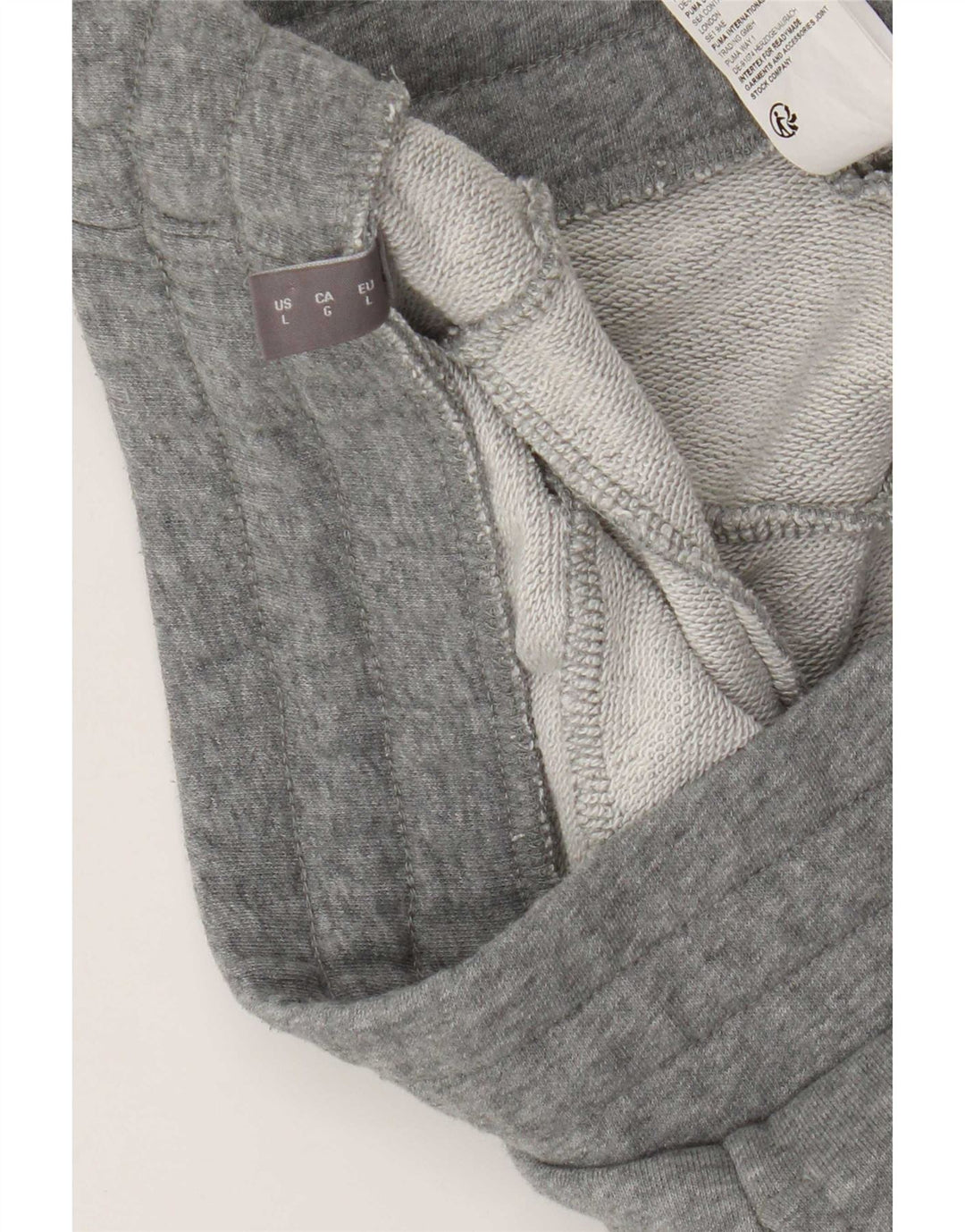 Puma Pantalon de survêtement pour homme en coton gris Taille L