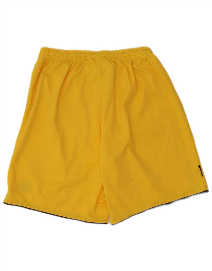 Adidas Short de Sport Graphique Garçon 11-12 Ans Jaune Moyen Polyester