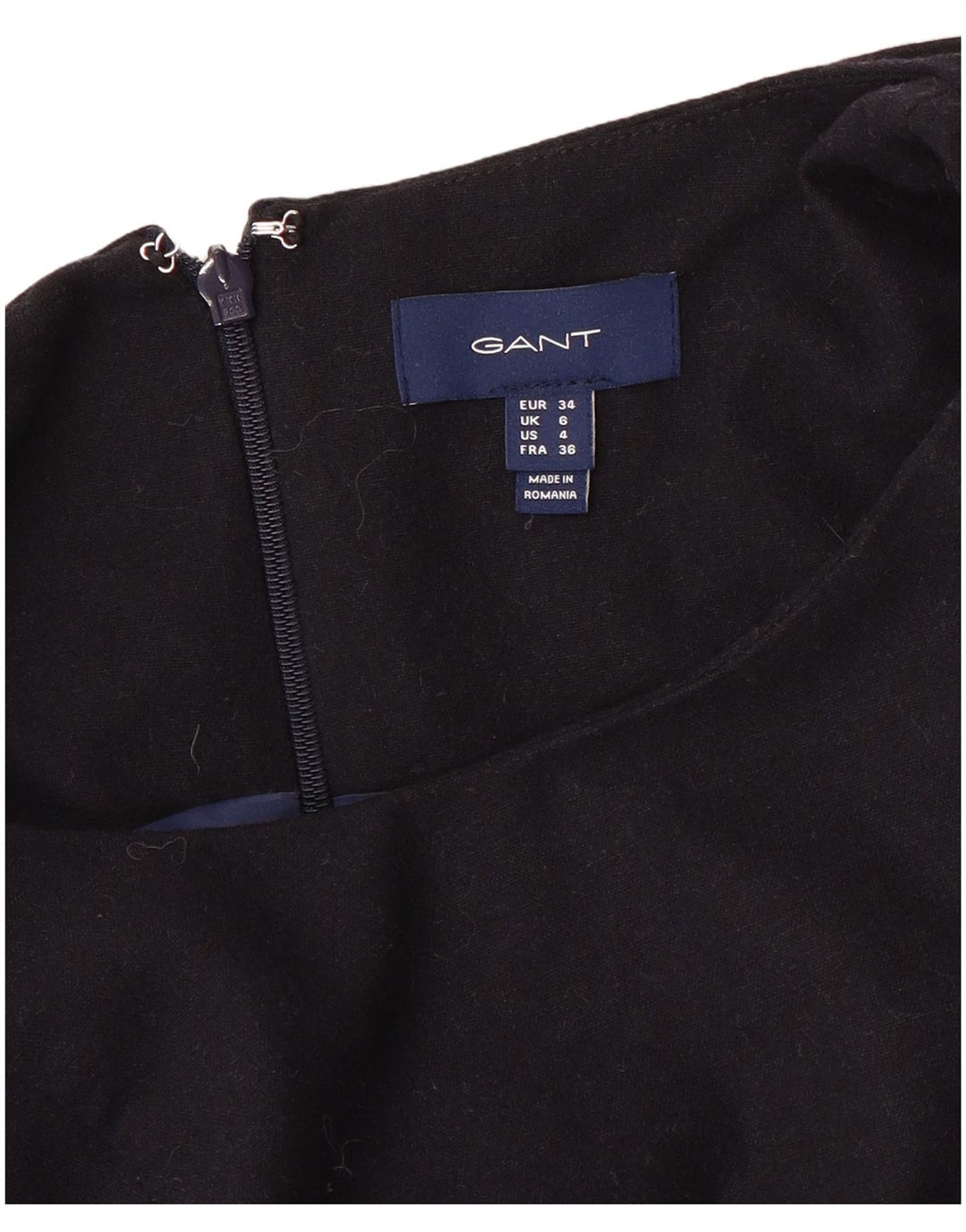 GANT Chemisier à manches 3/4 pour femme UK 6 XS Bleu marine