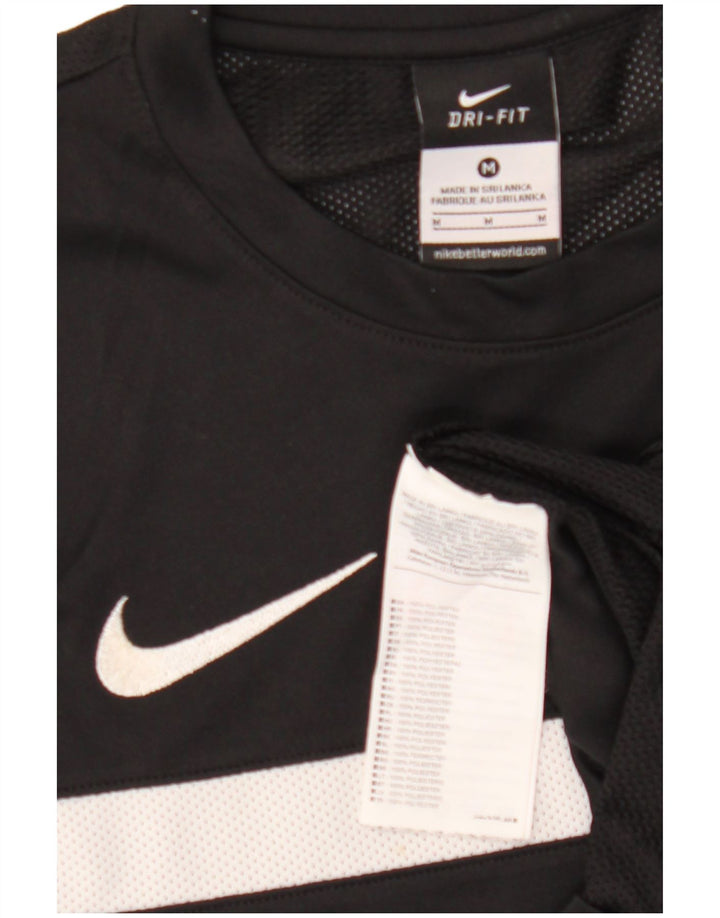 Nike T-shirt pour homme en polyester color block noir moyen