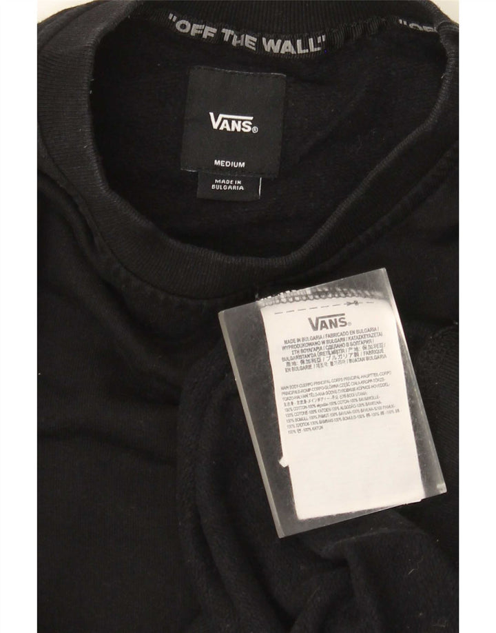 Vans Sweat-shirt graphique pour homme en coton noir moyen
