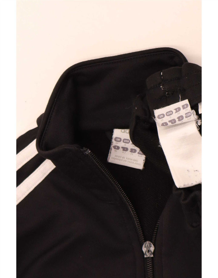 Adidas Survêtement complet pour femme UK 10 Petit Noir Polyester