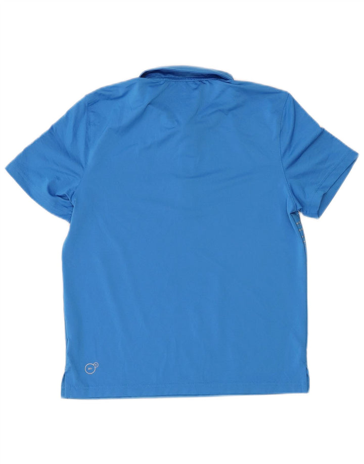 PUMA Polo garçon 7-8 ans Bleu Géométrique Polyester