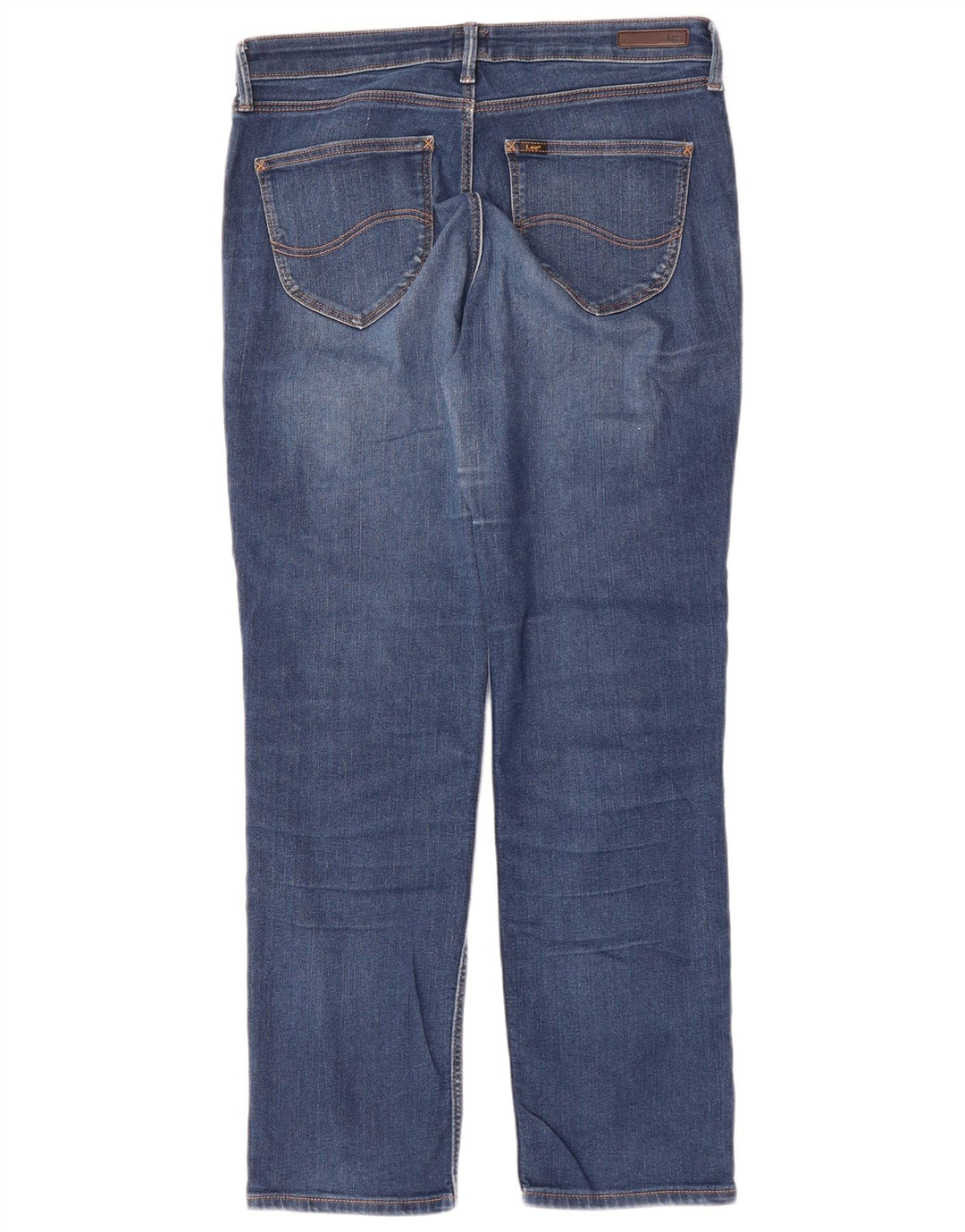 Lee Jean Droit Marion Femme W31 L28 Bleu Coton