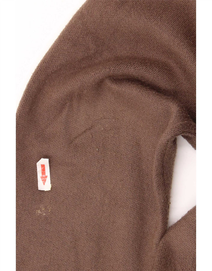 Massimo Dutti Cardigan Homme Pull Large Marron Viscose