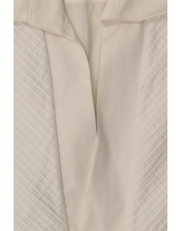 chemise femme vintage UK 14 Coton Blanc Moyen