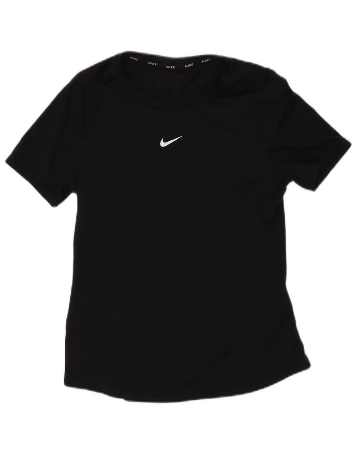 Nike Filles Dri Fit T-Shirt Top 10-11 ans Noir Moyen Polyester