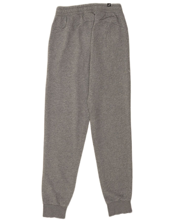 Puma Pantalon de survêtement pour homme en coton moucheté petit gris