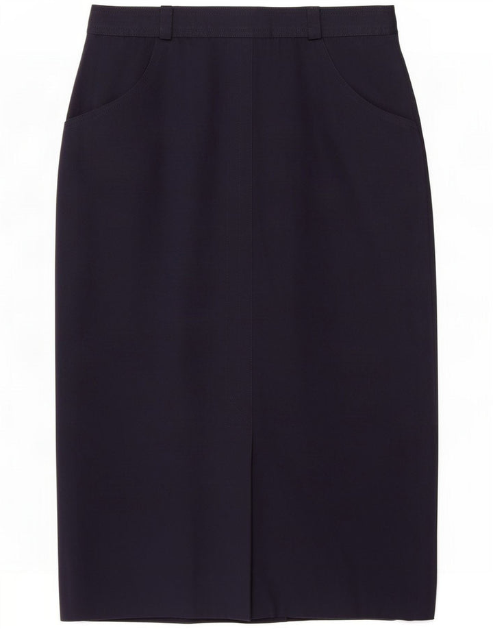 Jobis Jupe midi femme IT 42 Medium W30 Bleu marine Polyester