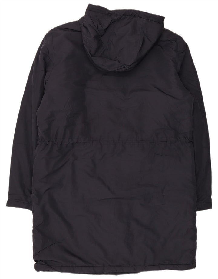 Calvin Klein Jeans Manteau rembourré à capuche pour homme UK 40 Large Bleu marine Polyester