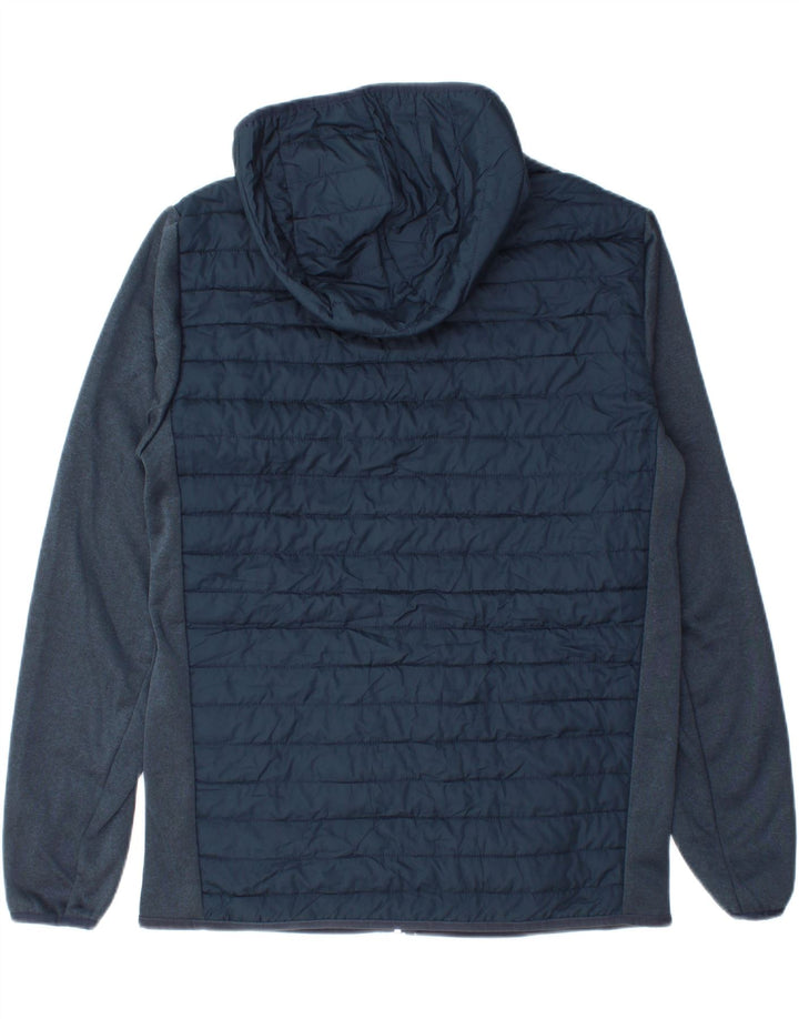 Jack & Jones Veste matelassée à capuche pour homme UK 38 Bleu marine moyen