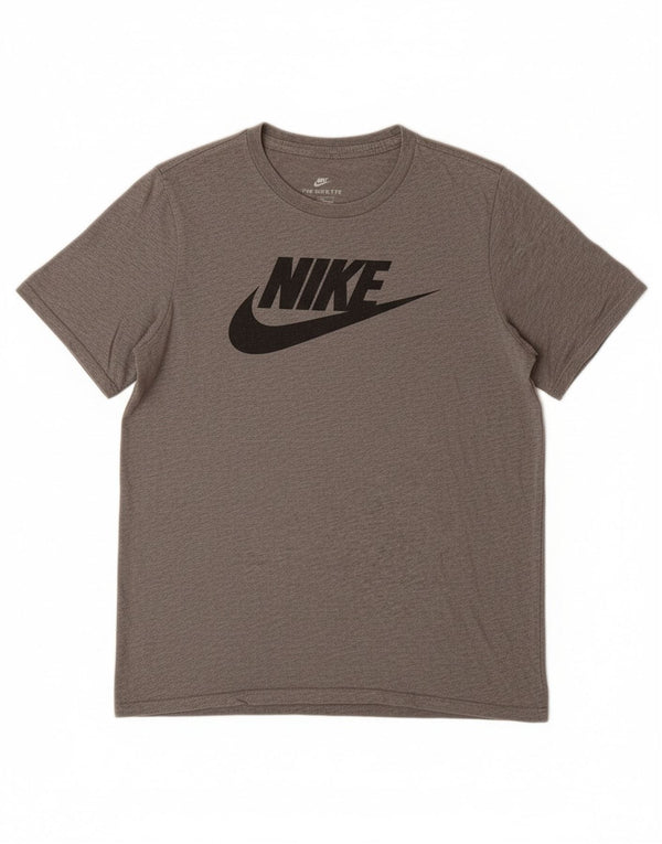 NIKE Garçons Athletic Cut Graphic T-Shirt Top 12-13 ans Grand Gris Coton