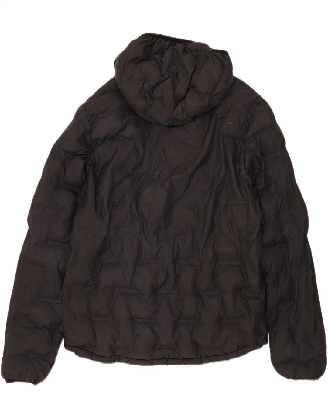 Superdry Veste matelassée à capuche pour hommes UK 40 Large Noir Polyester