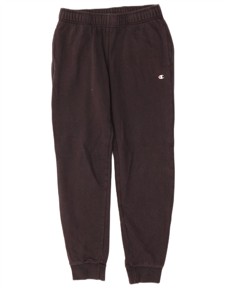 Champion Pantalon de survêtement pour homme en coton noir Taille S