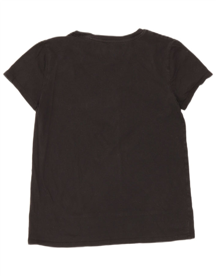 Levi's T-Shirt Graphique Femme UK 10 Small Noir