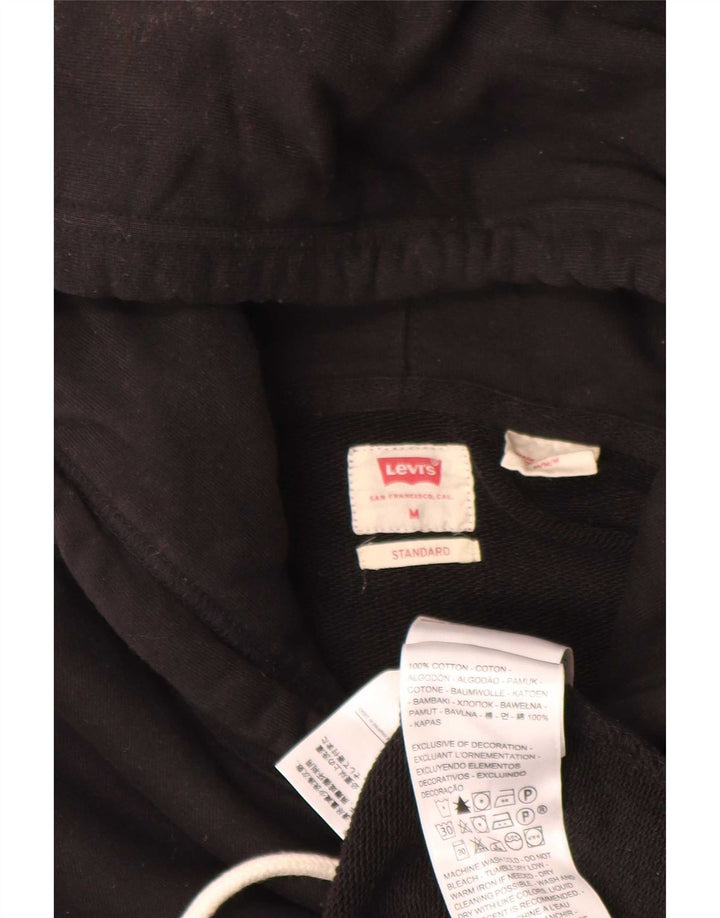 Levi's Pull à Capuche Standard Fit Homme Noir Moyen Coton