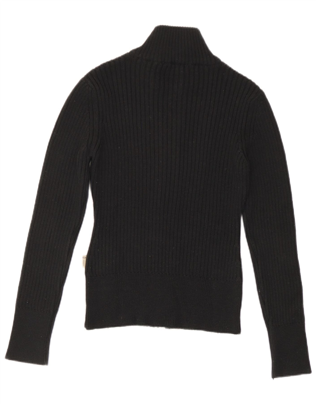 Sergio Tacchini Pull cardigan entièrement zippé pour femme UK 10 Petit Noir