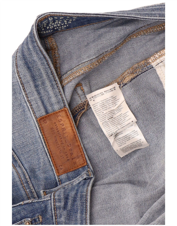 Esprit Jupe en Jean Femme W34 Large Bleu Coton