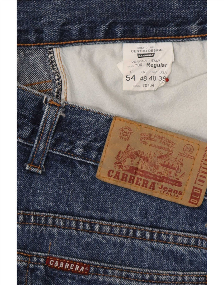 Carrera Femme Jean Droit 700 W38 L30 Bleu Coton