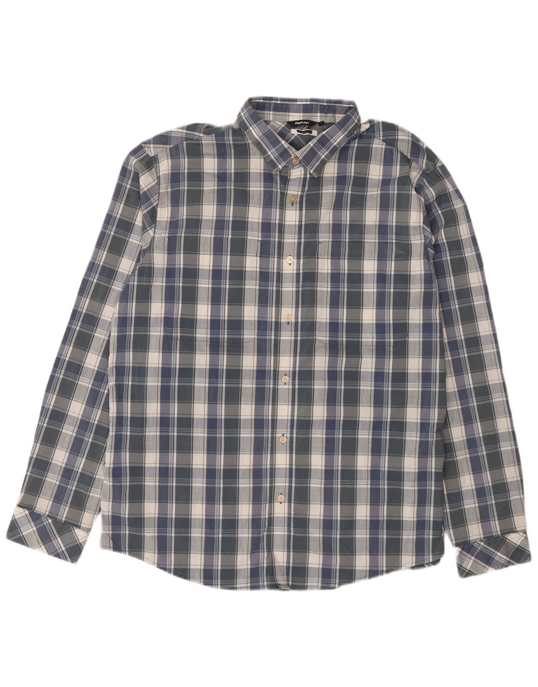 Rohan Chemise Homme XL Bleu Carreaux Polyester