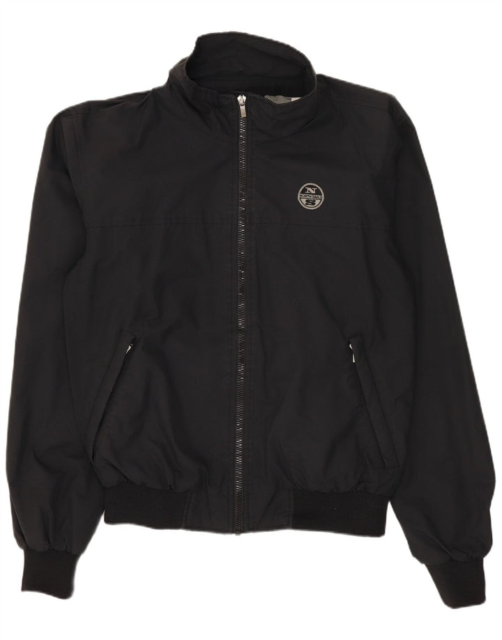 North Sails Veste Bomber Homme UK 36 Petit Nylon Bleu Marine