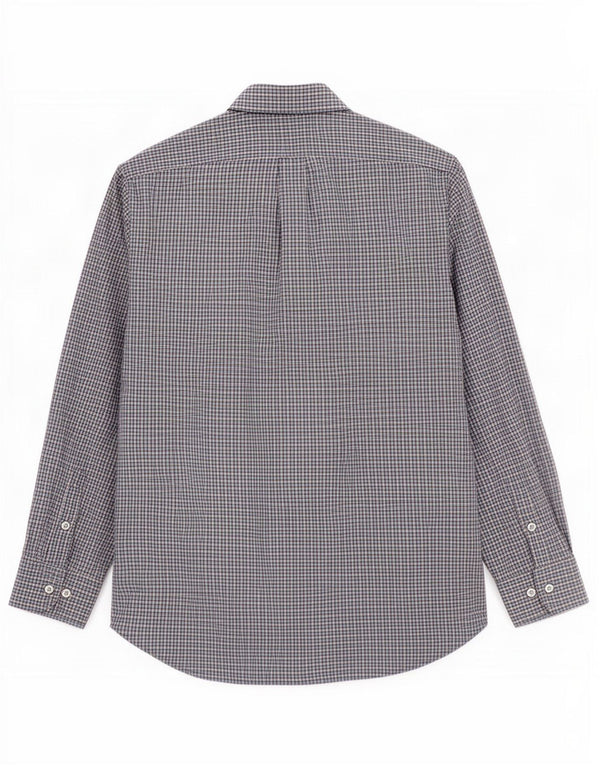 Marlboro Classics Chemise coupe régulière pour homme 2XL Bleu vichy