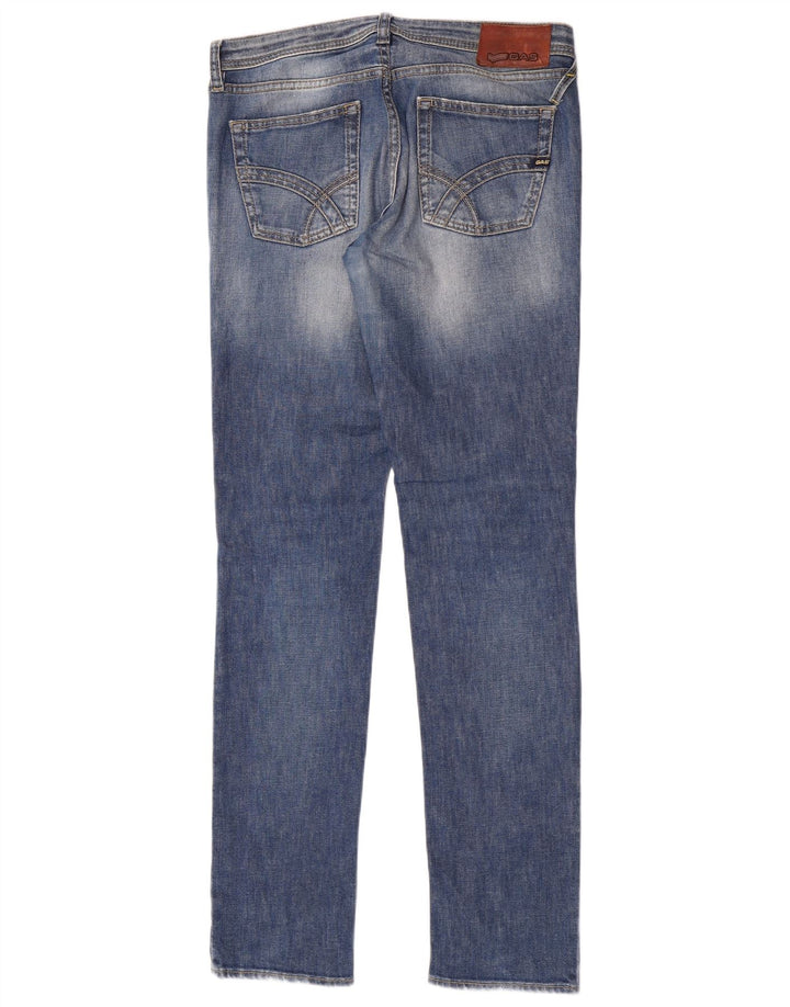 Gas Jean Slim Homme W33 L34 Bleu Coton