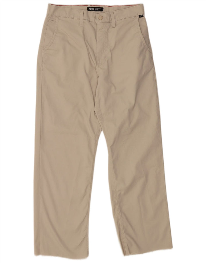 Vans Pantalon chino coupe ample pour homme W30 L29 Beige Polyester