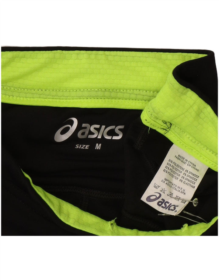 Asics Legging Capri Graphique Femme UK 42 Noir Moyen Polyester
