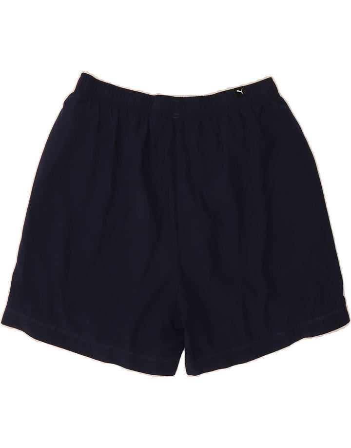 PUMA Mens Sport Shorts Large  Navy Blue Polyester Vintage Puma and Second-Hand Puma from Messina Hembry 