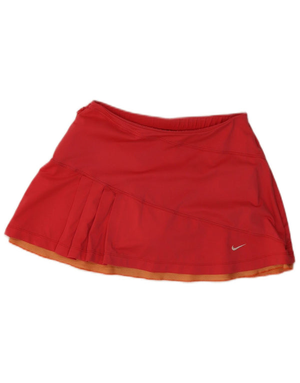 Nike Jupe de tennis Dri Fit pour femme UK 8/10 Petit Rouge Polyester