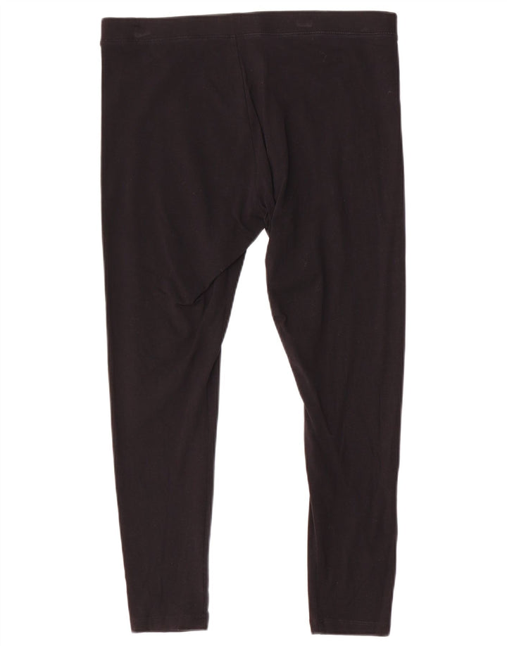Marks & Spencer Leggings pour femmes UK 14 Large Noir Coton