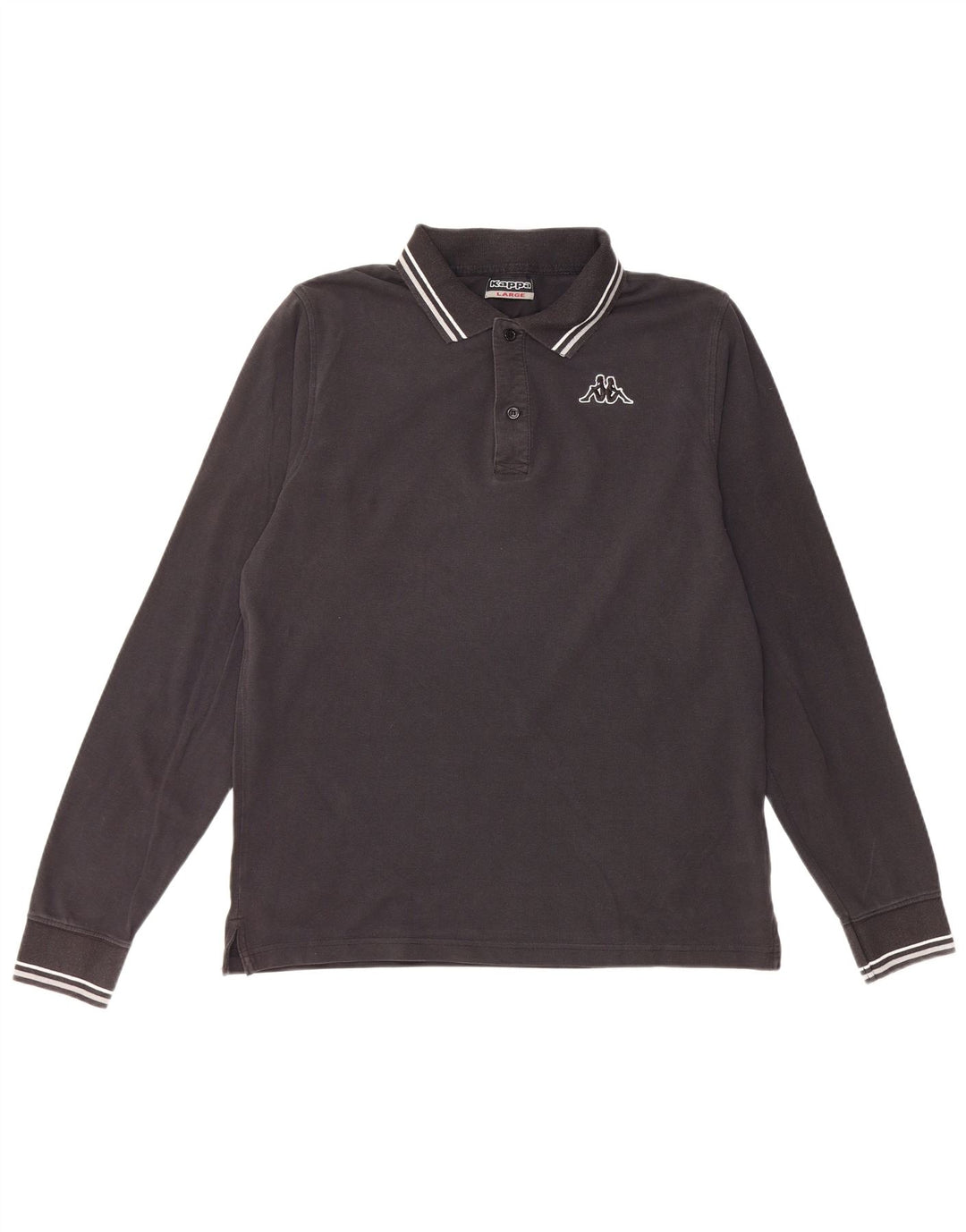 Kappa Polo Homme Grand Noir Coton