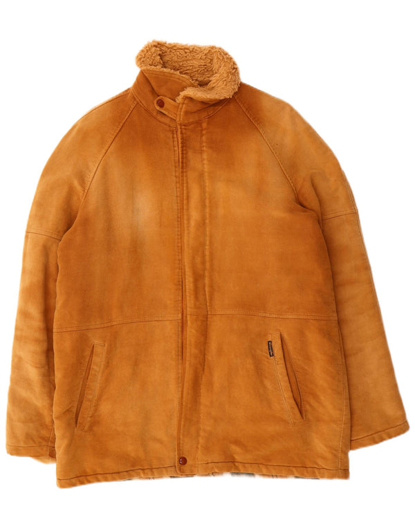 Wrangler Mens Windbreaker Jacket UK 40 Large Beige