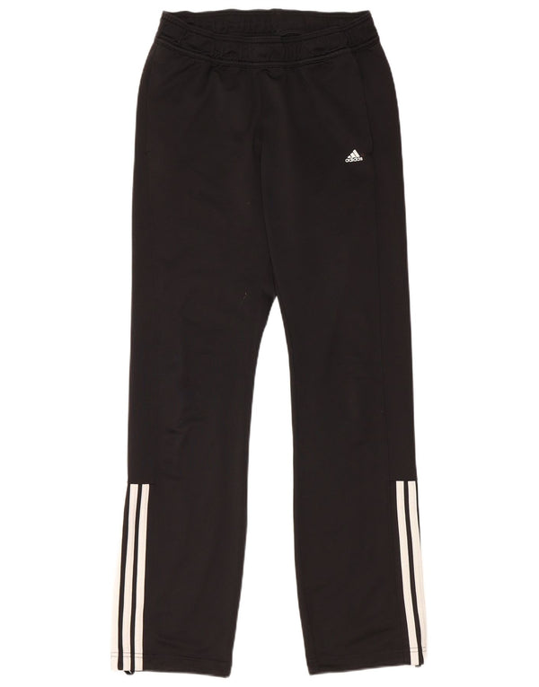 Adidas Pantalon de survêtement pour femme UK 8/10 Small Noir Polyester