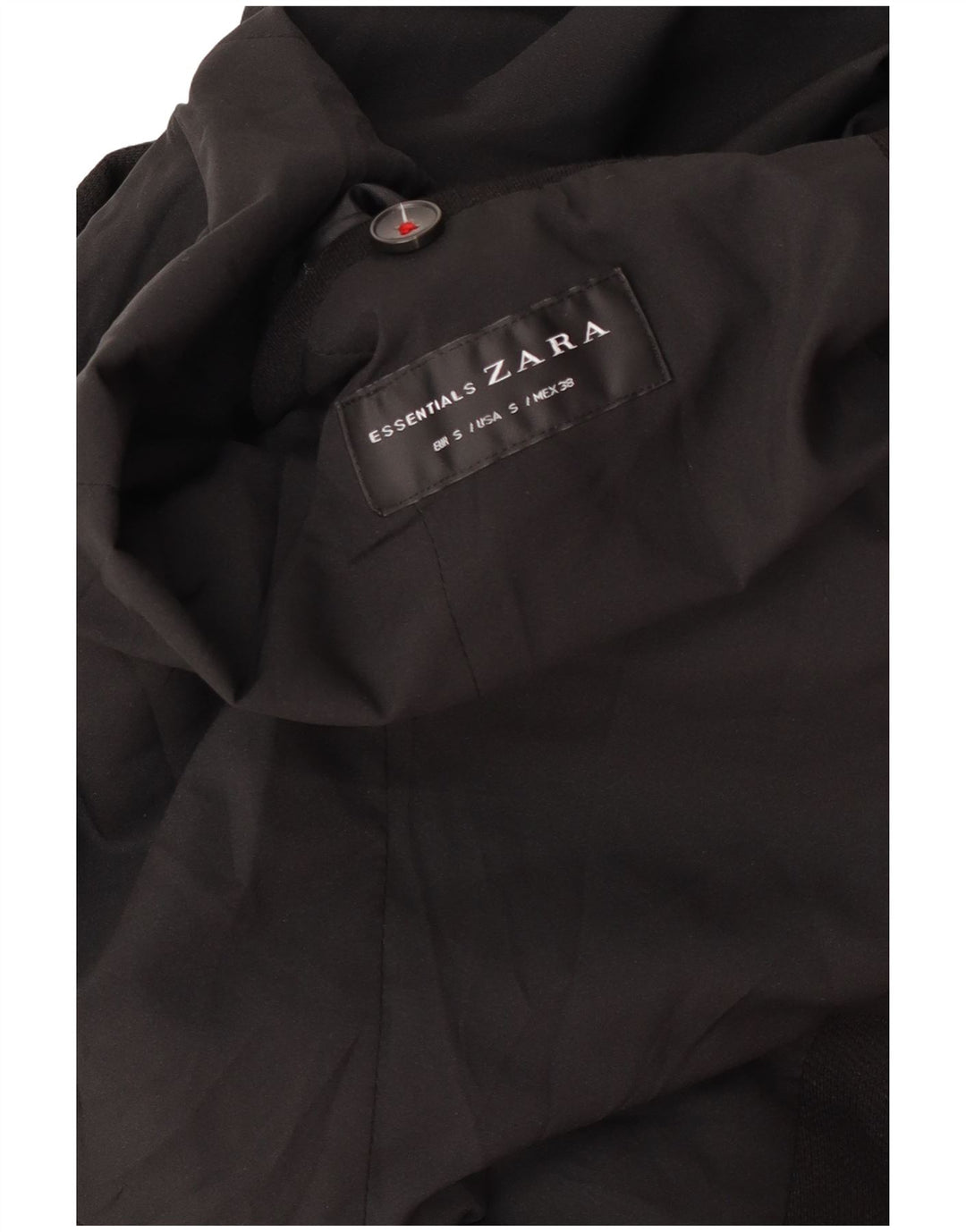 Zara Veste blazer à 2 boutons pour homme UK 36 Small Noir
