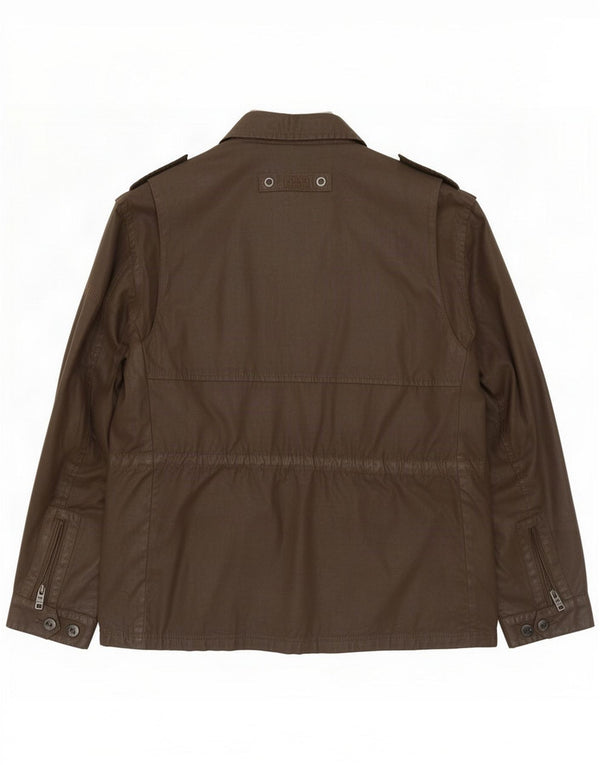 Camel Active Veste utilitaire en coton ciré pour homme UK 42 XL Marron