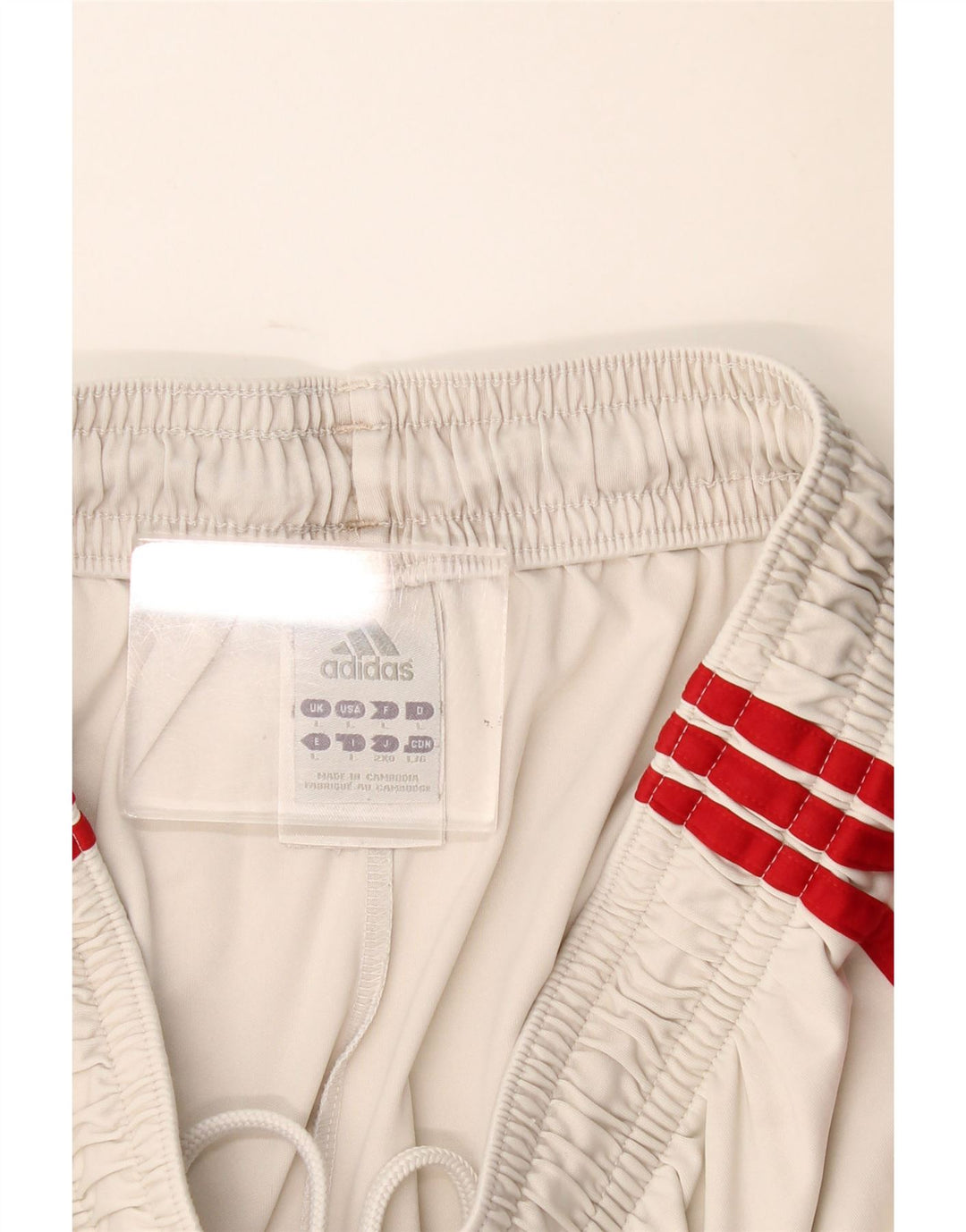 Adidas Hommes Climalite Sport Shorts Grand Blanc Polyester