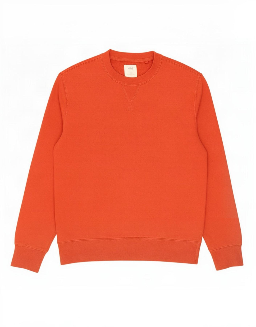 Marks & Spencer Sweat-Shirt Homme Rouge Moyen Coton